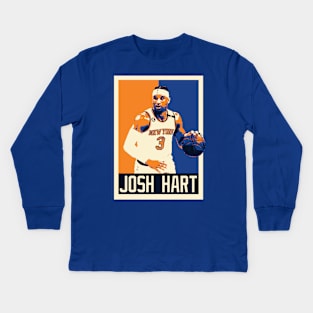 Josh Hart Pop Art Style Kids Long Sleeve T-Shirt